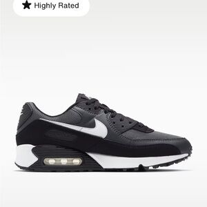 Nike Air Black and White Athletic Shoes